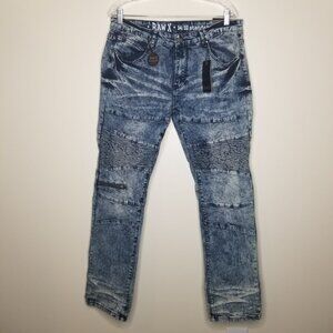 NWT RAW-X Men's Slim Medium Blue Jeans Size 34/32 Standard
